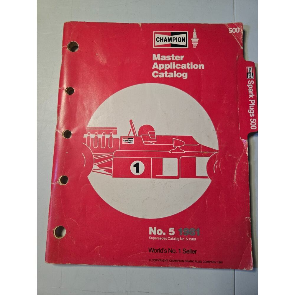 Champion Master Catalog 1981 – Vintage Spark Plugs & Auto Parts